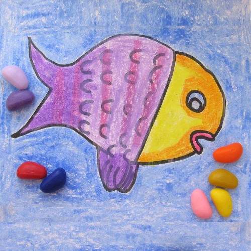 Creioane cerate, 8 buc - Crayon Rocks