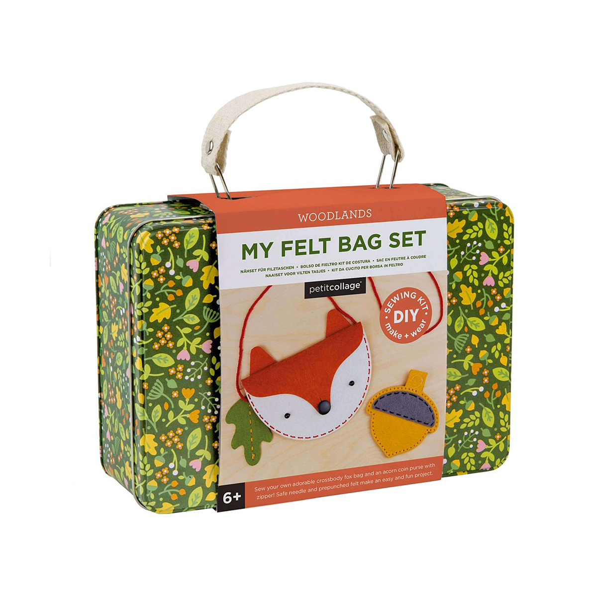 Kit creativ pentru cusut, Make & Wear - Gentuta - Petit Collage