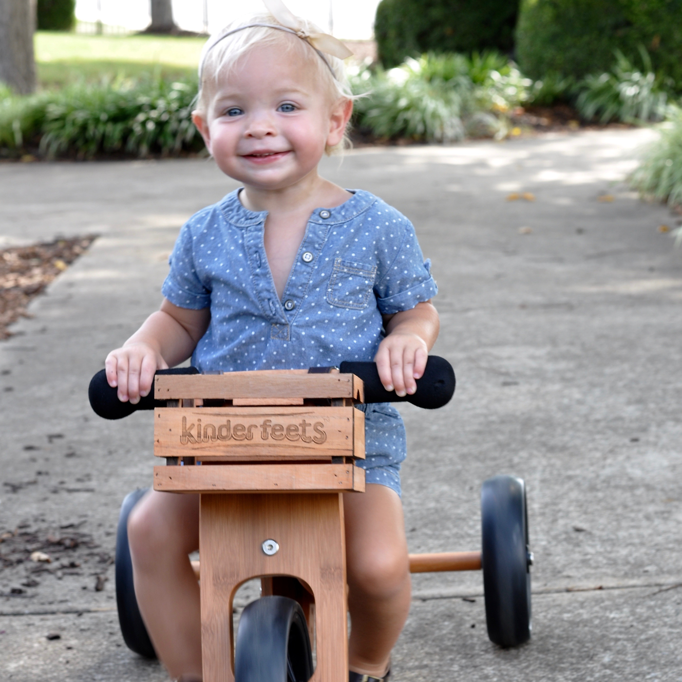 Ladita din lemn pentru bicicleta copii - Kinderfeets