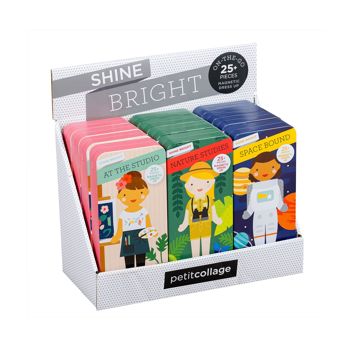 Joc magnetic Shine Bright - Space Bound - Petit Collage