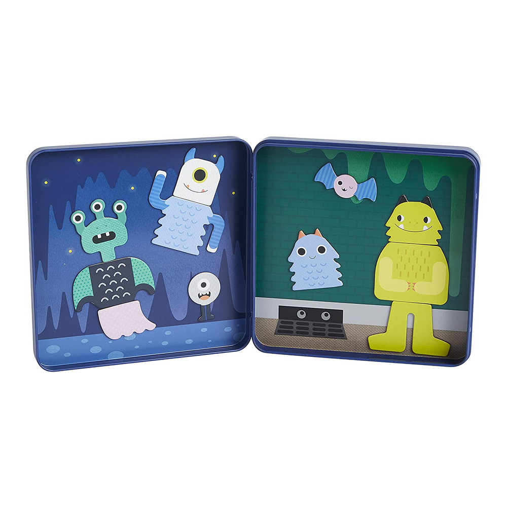 Joc magnetic On-the-Go - Monsters - Petit Collage