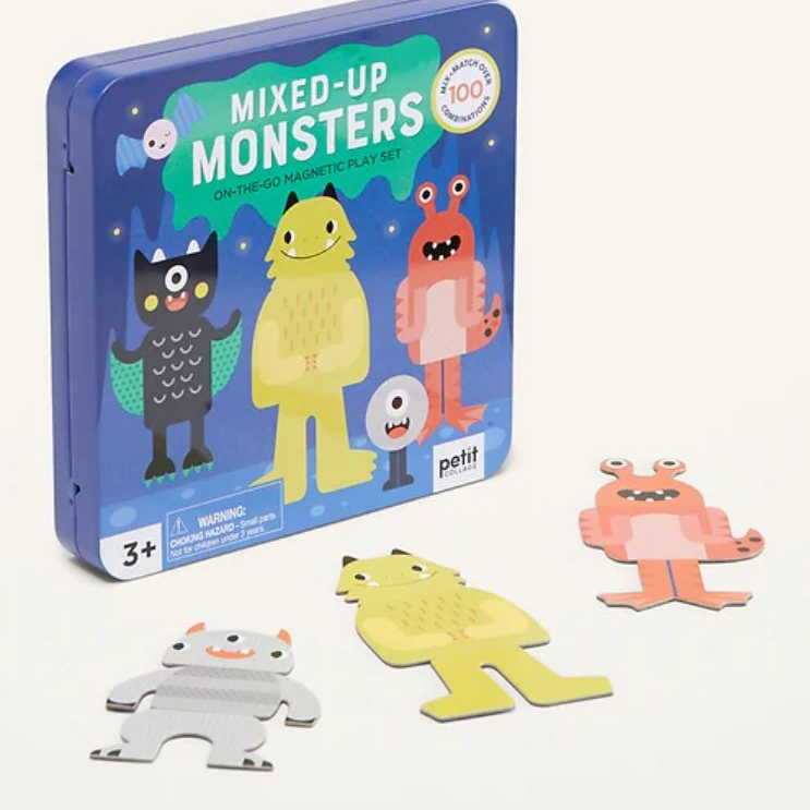 Joc magnetic On-the-Go - Monsters - Petit Collage