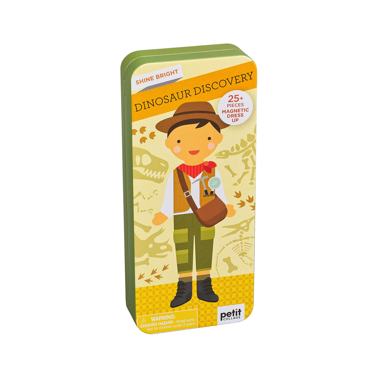 Joc magnetic Shine Bright - Dinosaur Discovery - Petit Collage