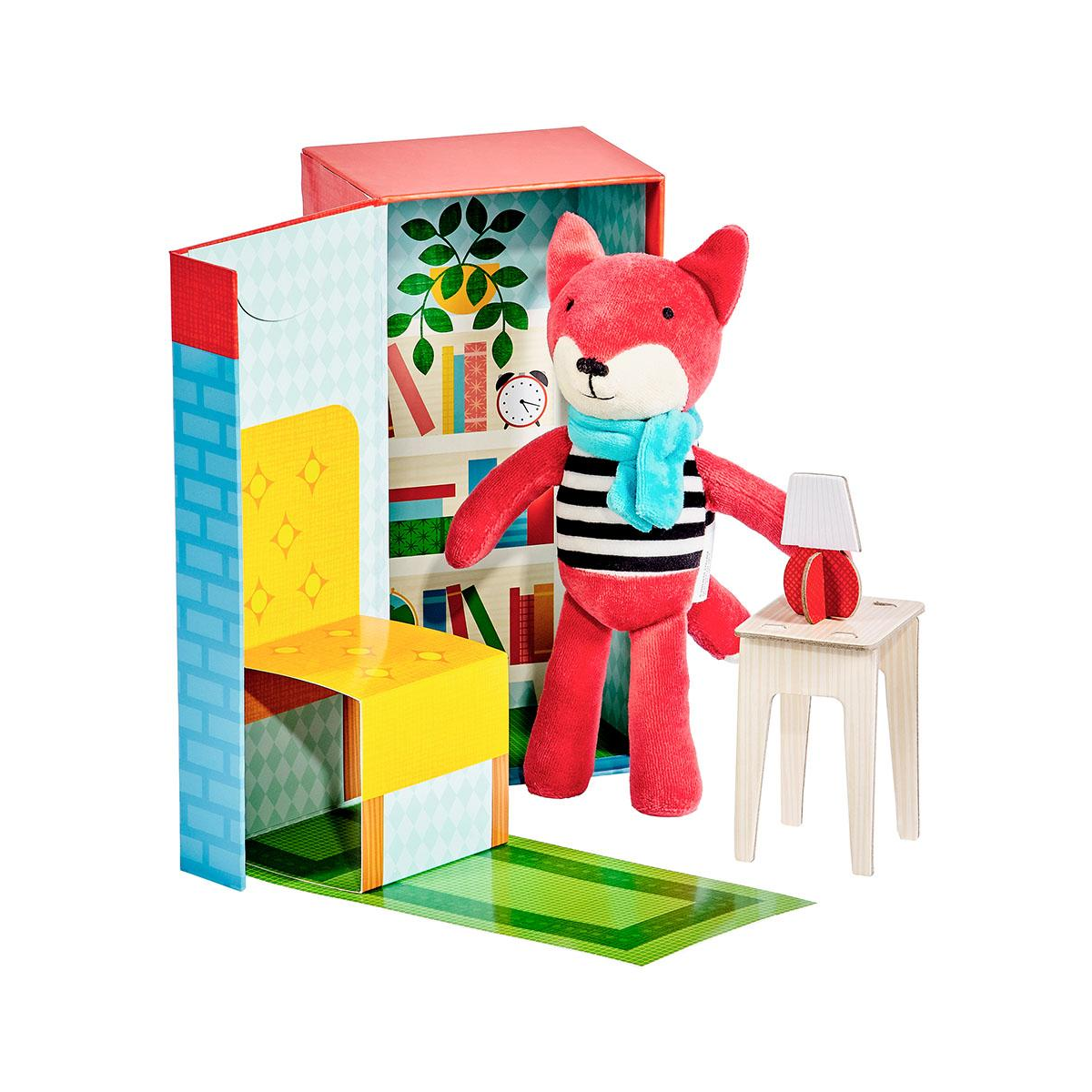 Set de joaca - Frances, vulpita bibliotecara - Petit Collage