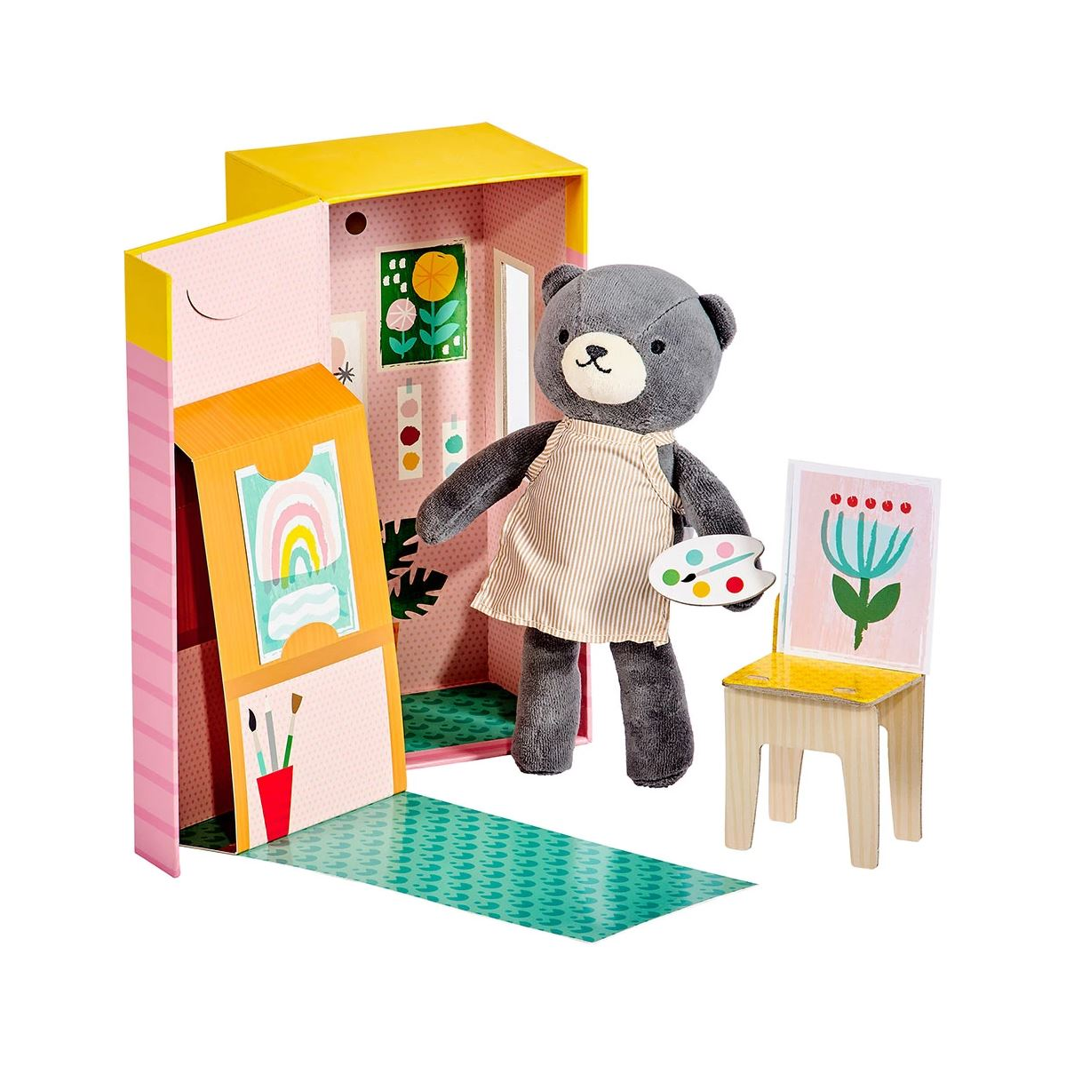 Set de joaca - Beatrice, ursoaica pictorita - Petit Collage
