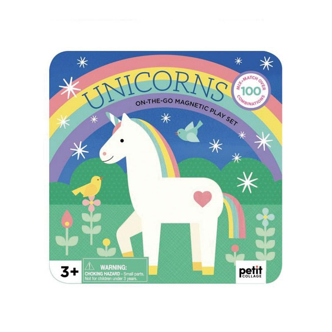 Joc magnetic On-the-Go - Unicorns - Petit Collage