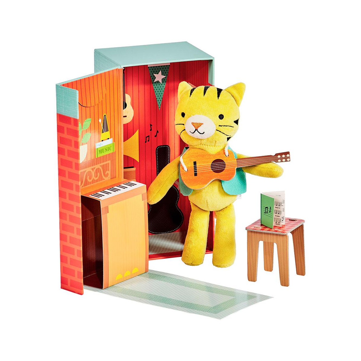 Set de joaca - Theodore, tigrul muzician - Petit Collage