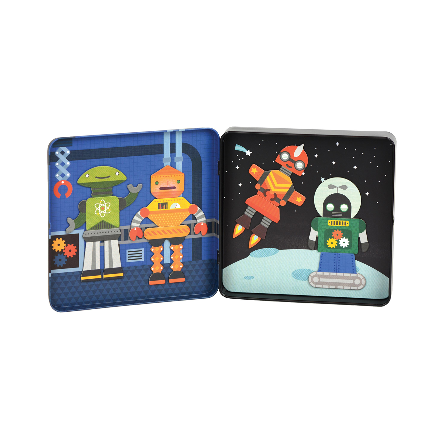 Joc magnetic On-the-Go - Robot Remix - Petit Collage