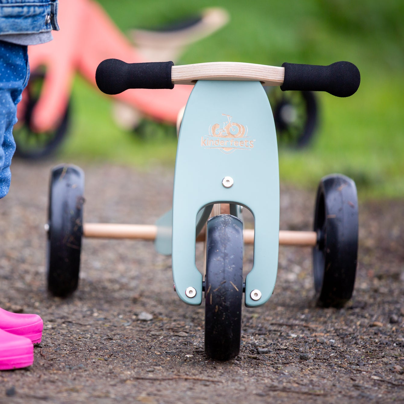 Tricicleta de echilibru 2 in 1 - Tiny Tot Sage - Kinderfeets