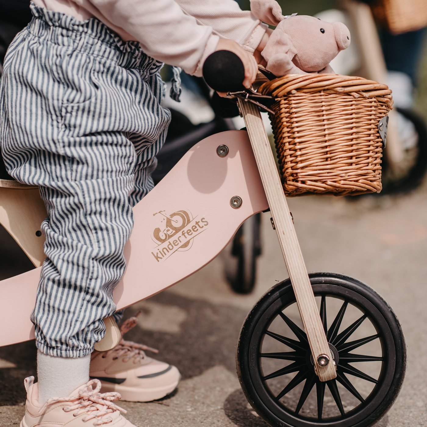 Tricicleta de echilibru 2 in 1 - Tiny Tot PLUS Rose - Kinderfeets