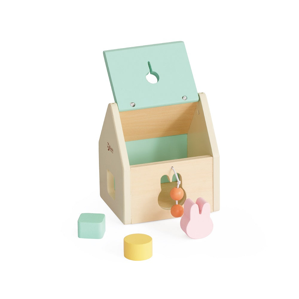 Set cadou educativ din lemn pentru copii - Hello Box 12M+ - Classic World
