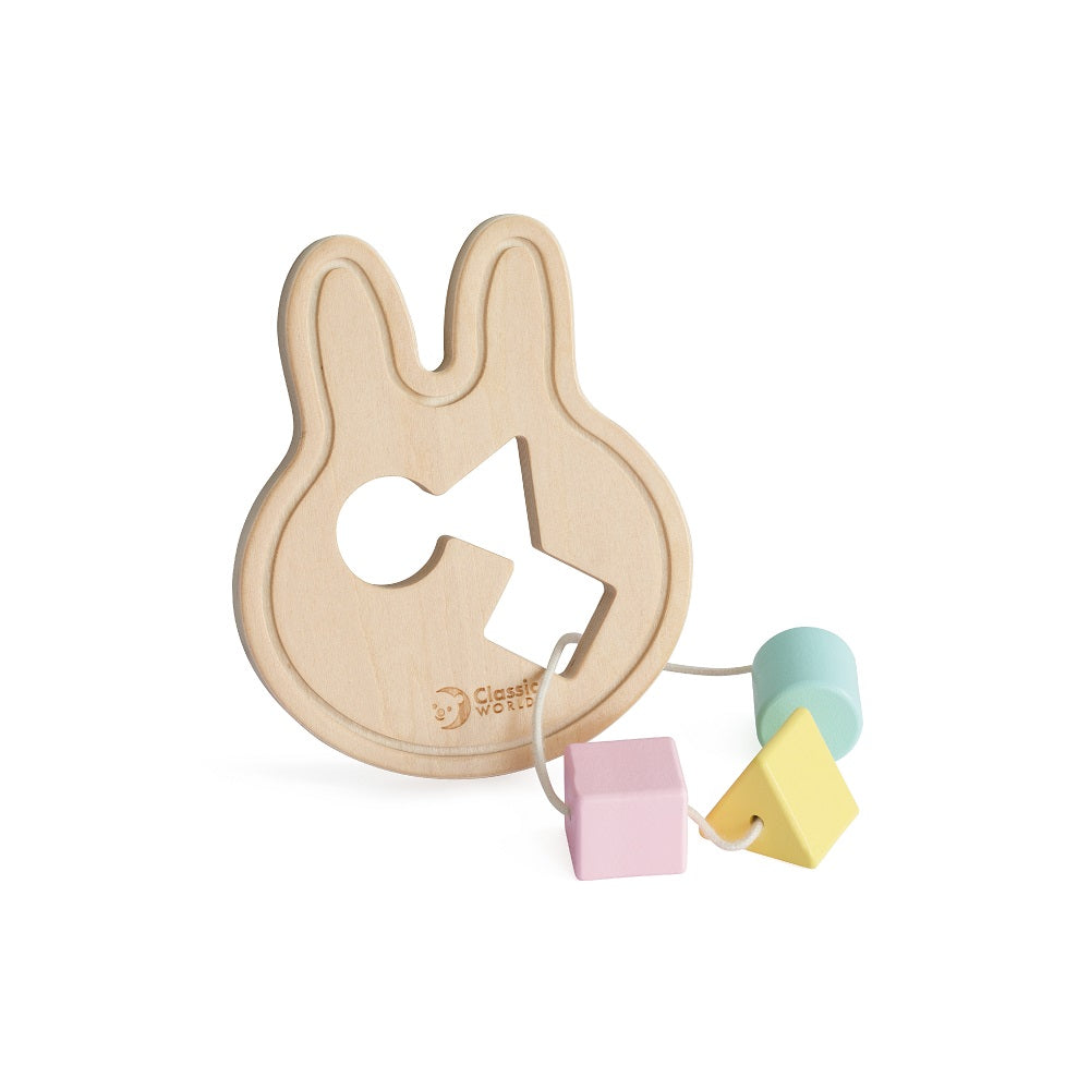 Set cadou educativ din lemn pentru copii - Hello Box 12M+ - Classic World