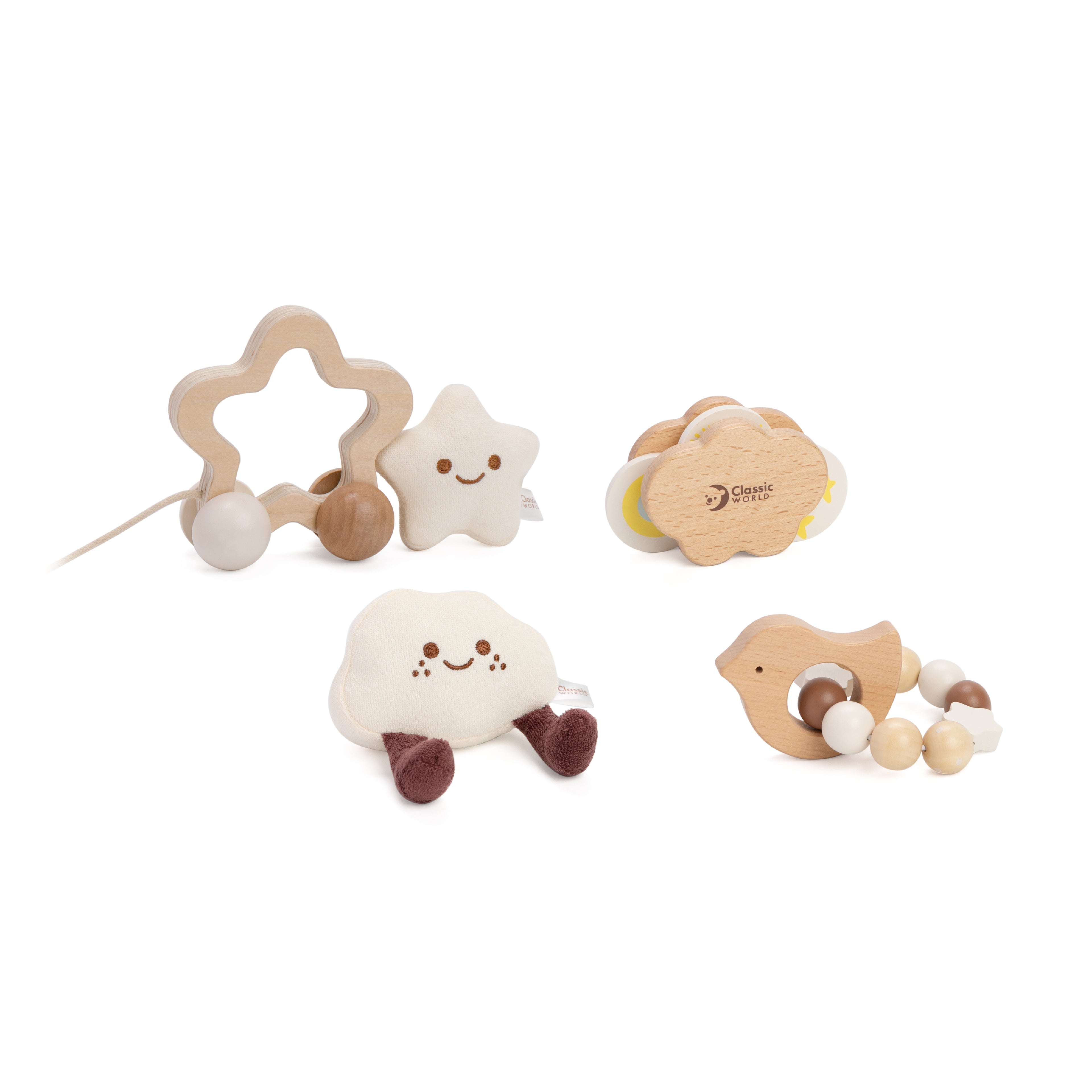 Set cadou senzorial pentru bebeluși - Starlight - Classic World