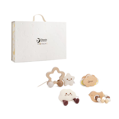 Set cadou senzorial pentru bebeluși - Starlight - Classic World