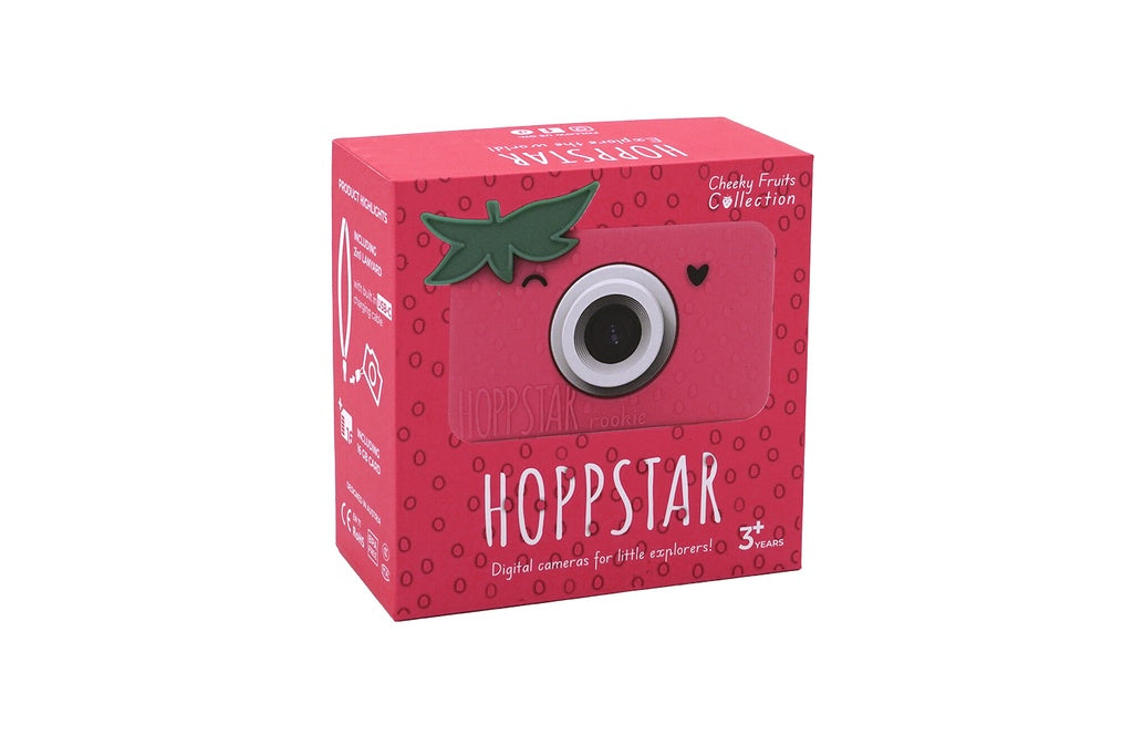 Aparat foto video digital pentru copii - Rookie Strawbella, Strawberry - Hoppstar