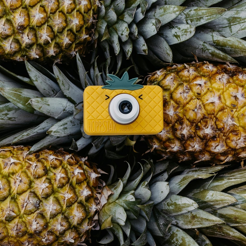 Aparat foto video digital pentru copii - Rookie Pina Coolada, Pineapple - Hoppstar