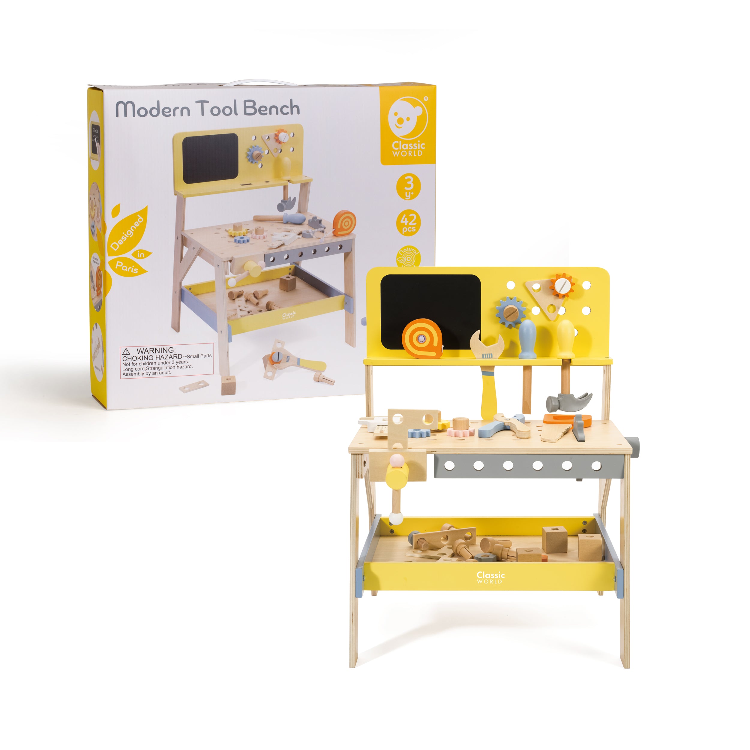 Set de joacă din lemn, Banc de Lucru - Modern Tool Bench - Classic World