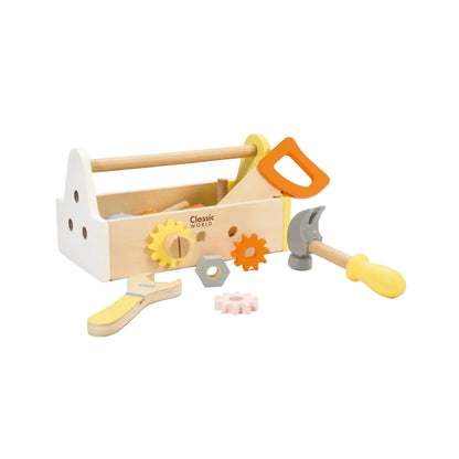 Modern Carpenter Set Classic World - detaliu interior cutie cu unelte