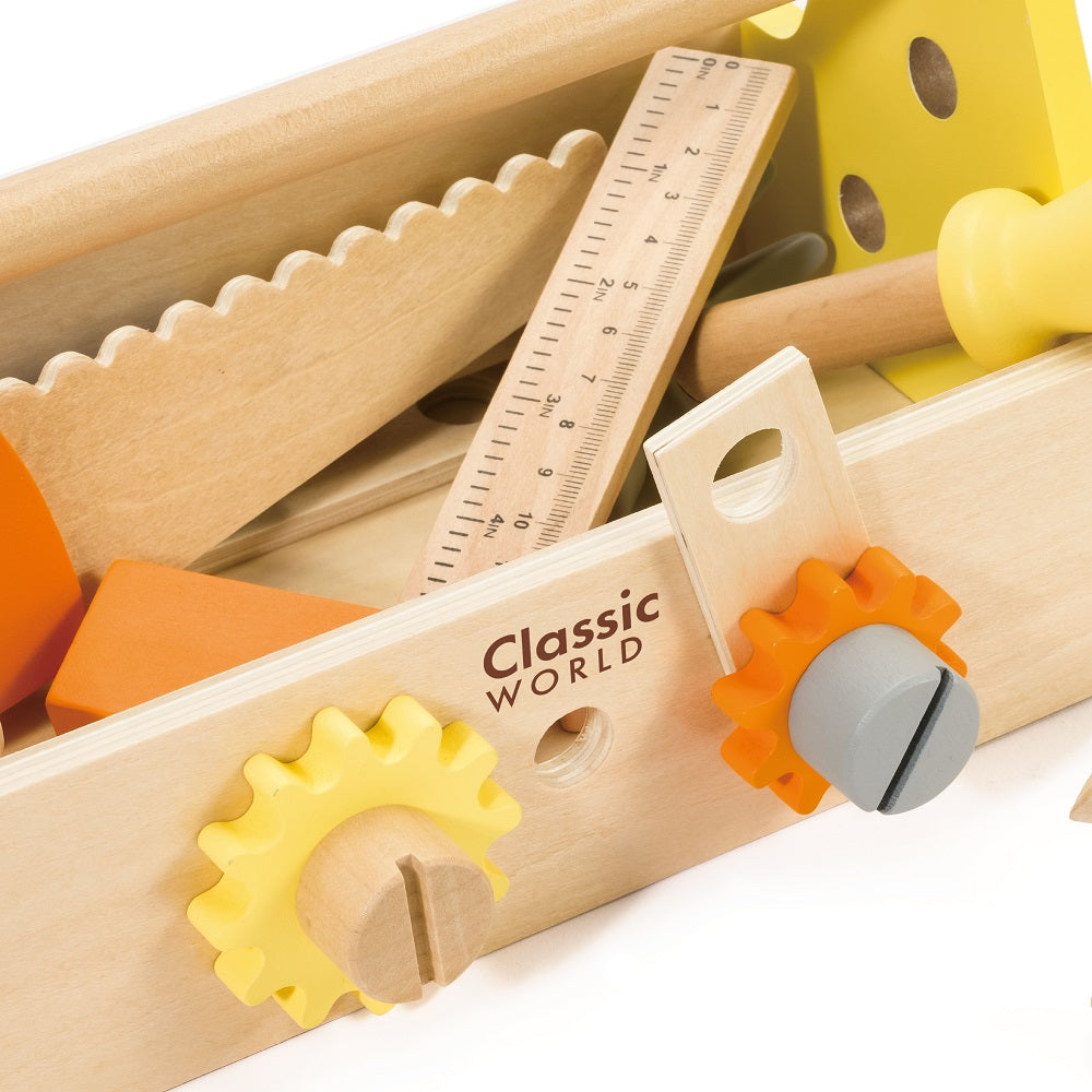Modern Carpenter Set Classic World - copil fetiță la joacă lifestyle 1