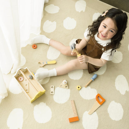 Modern Carpenter Set Classic World - detaliu roți dințate și unelte