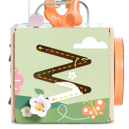 Cub activități Honeybee Classic World - cutie spate cu detalii activități