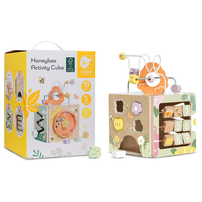 Cub activități Honeybee Classic World - detaliu cifre și ilustrații albinuțe