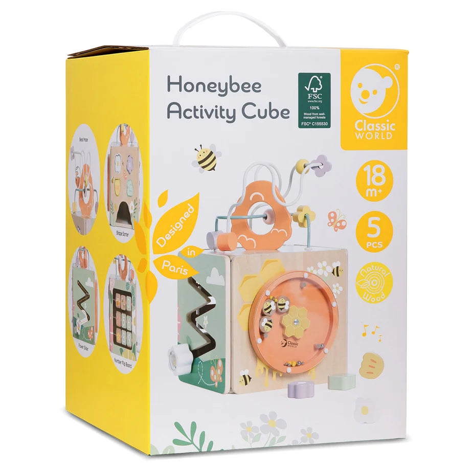 Cub activități Honeybee Classic World - detaliu disc muzical