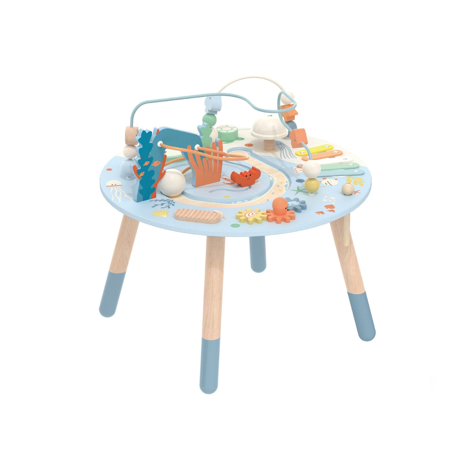 Măsuță din lemn cu  Multi-Activitățiactivități - Ocean - Classic World
