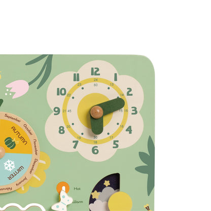 Calendar educativ din lemn - Vintage - Classic World