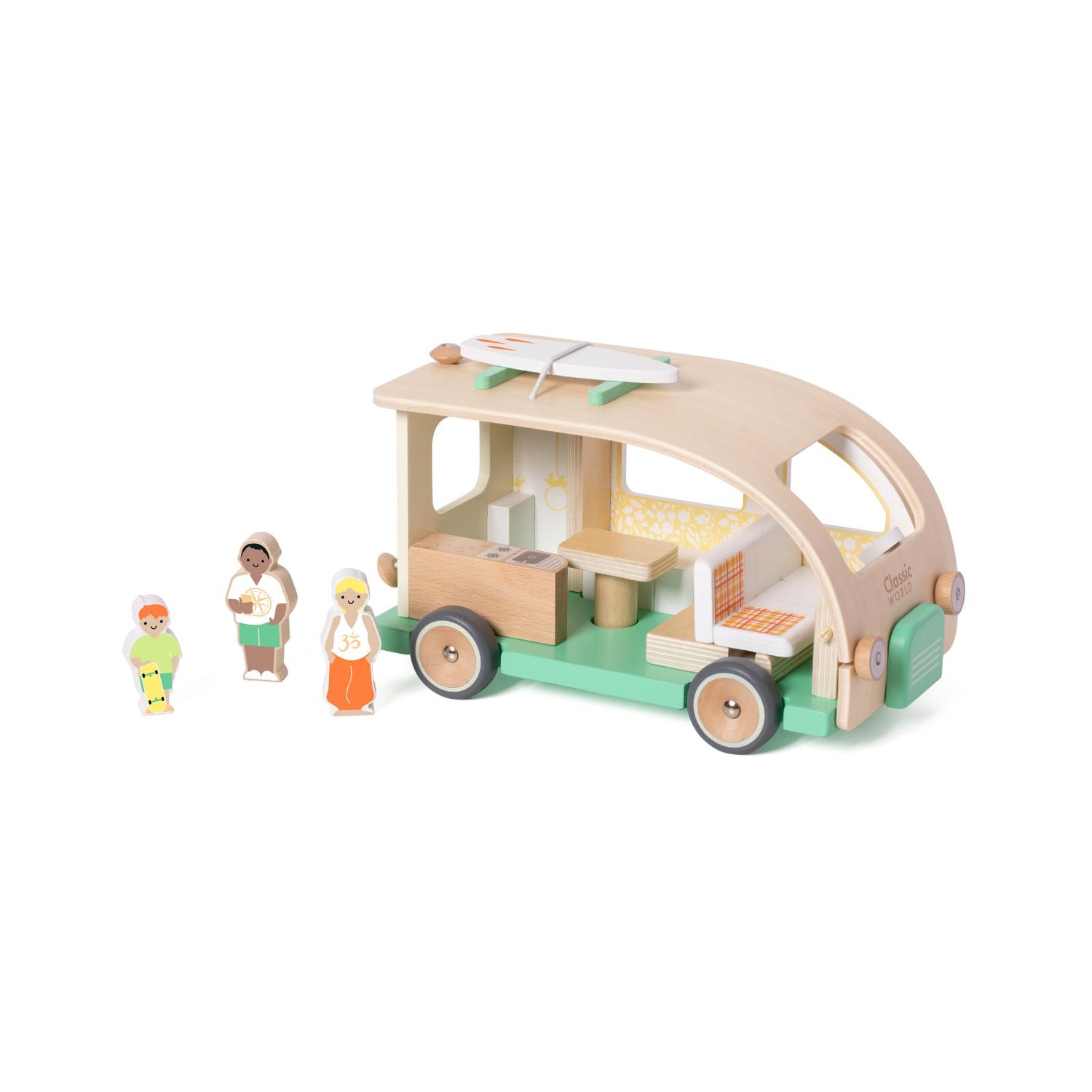 Set de Role Play, Rulotă din lemn - Camper Van - Classic World
