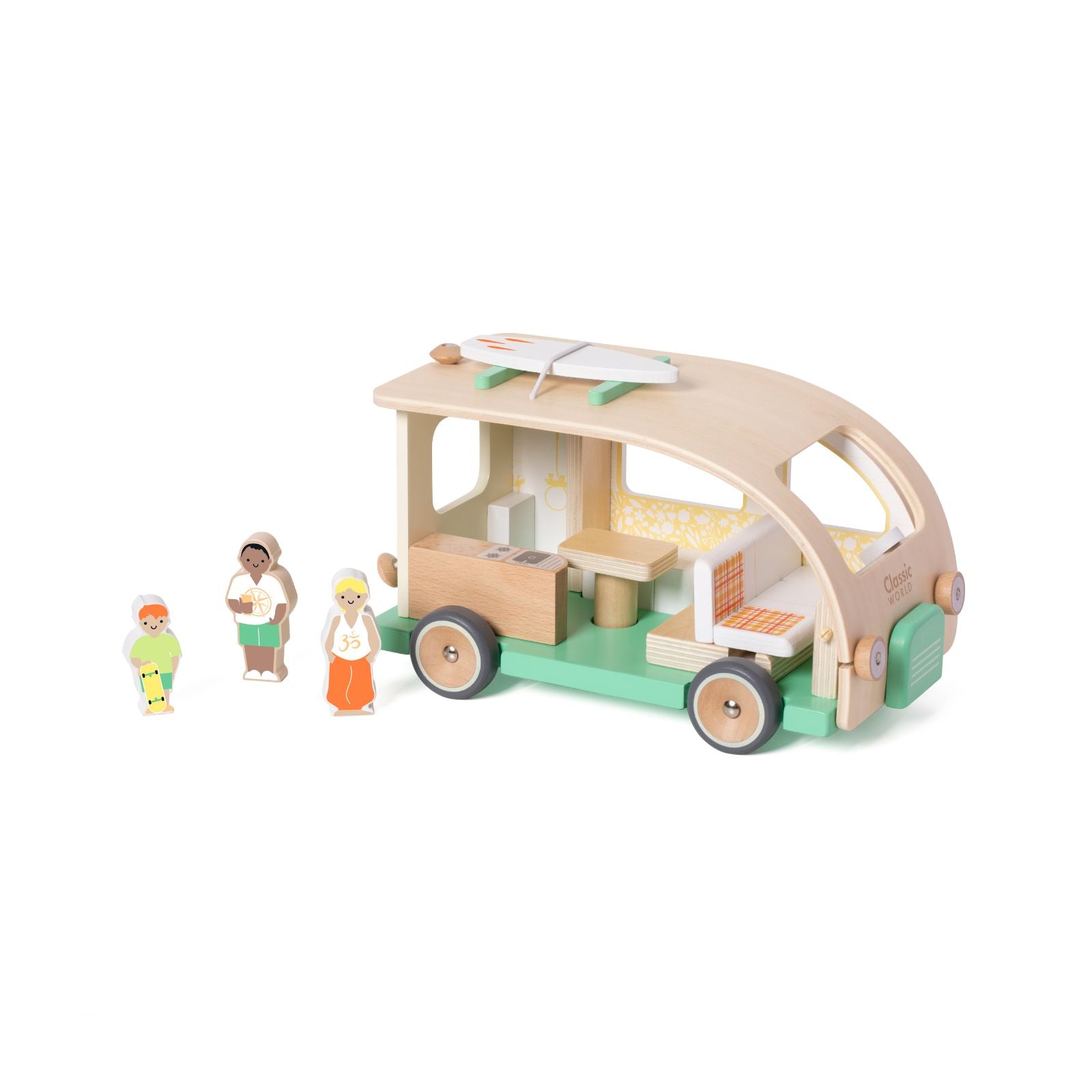 Set de Role Play, Rulotă din lemn - Camper Van - Classic World