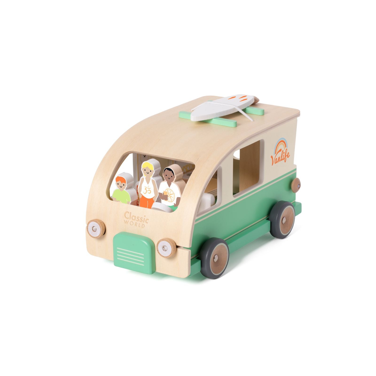 Set de Role Play, Rulotă din lemn - Camper Van - Classic World