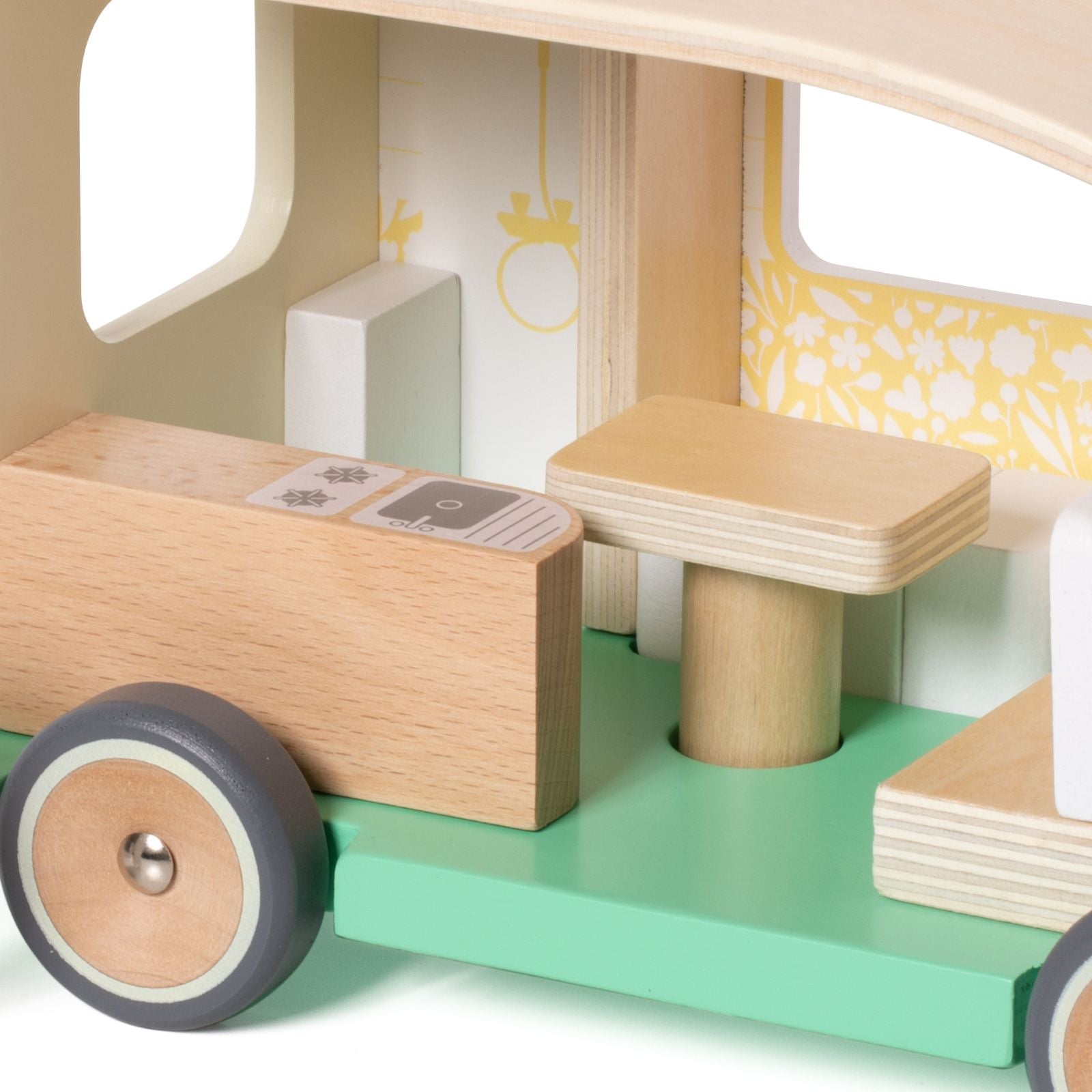 Set de Role Play, Rulotă din lemn - Camper Van - Classic World