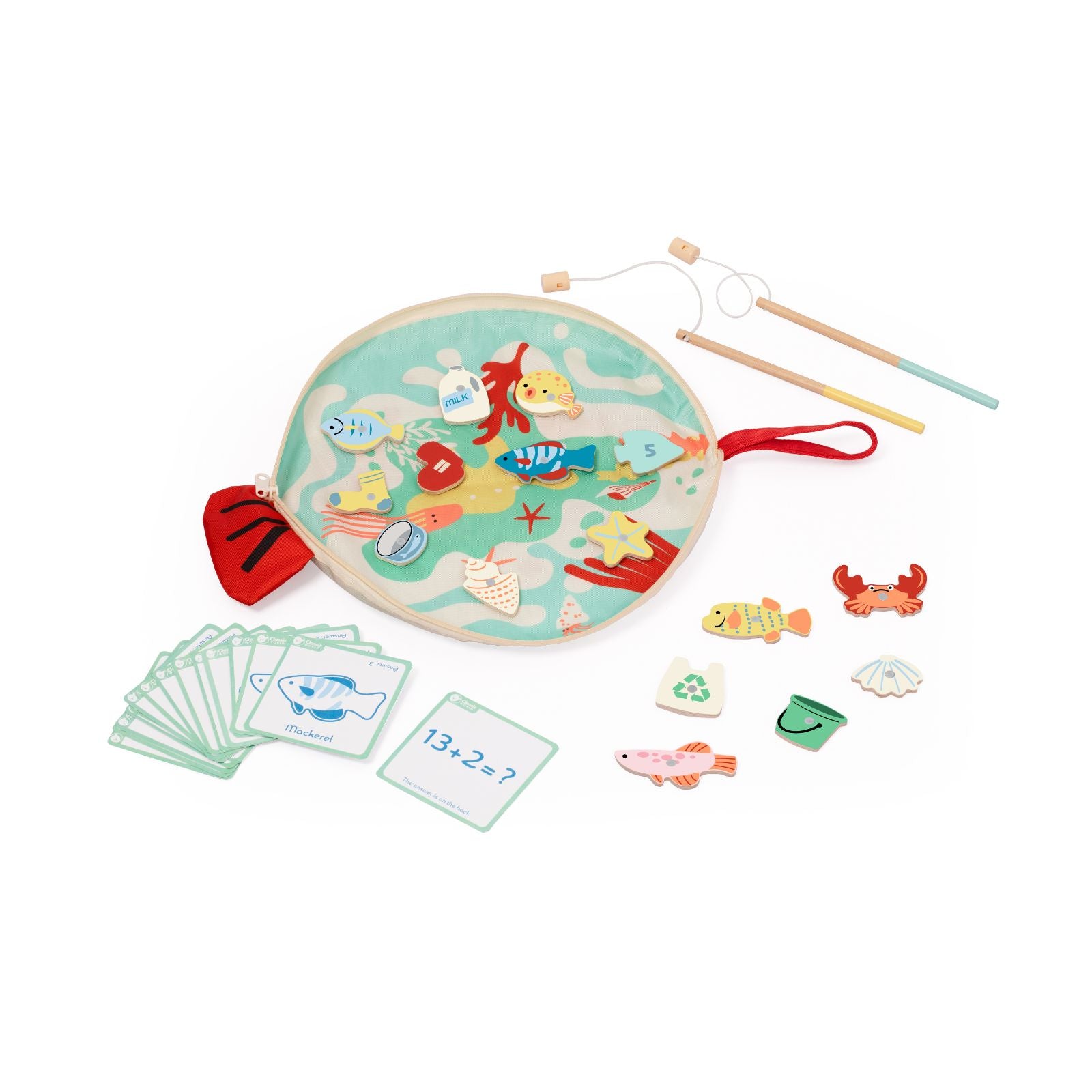 Joc de conștientizare din lemn, La Pescuit - Eco-Friendly Fishing - Classic World