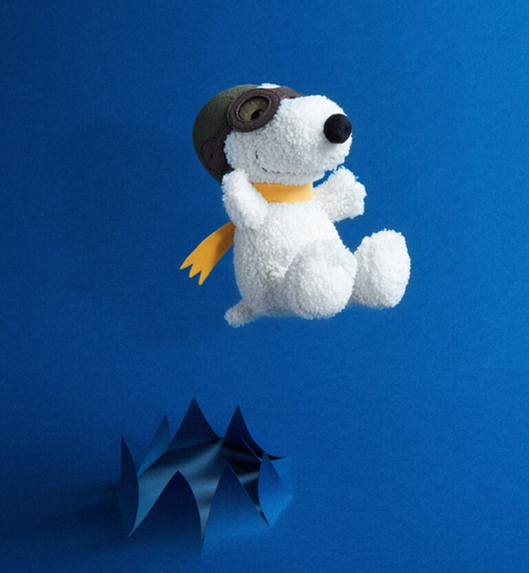 Jucarie de plus, 100% din PET reciclat - Snoopy Flying Ace - Peanuts