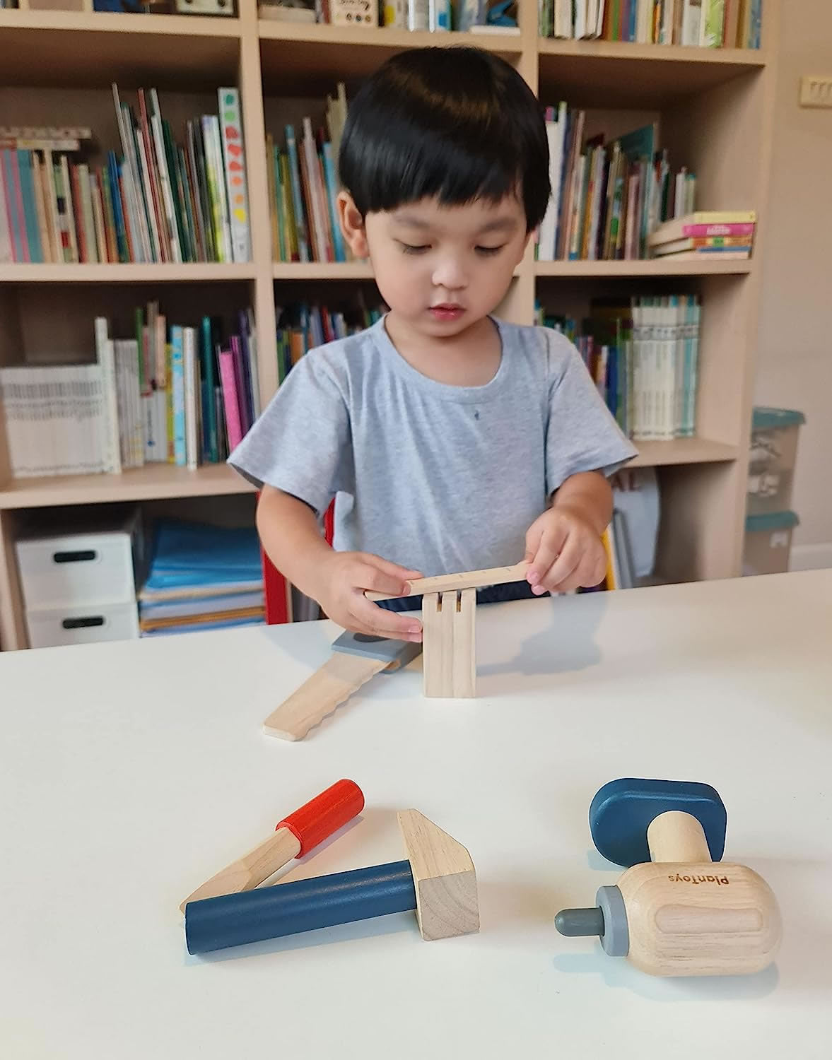 Trusa de scule, set pentru Role Play - Handy Carpenter - Plan Toys