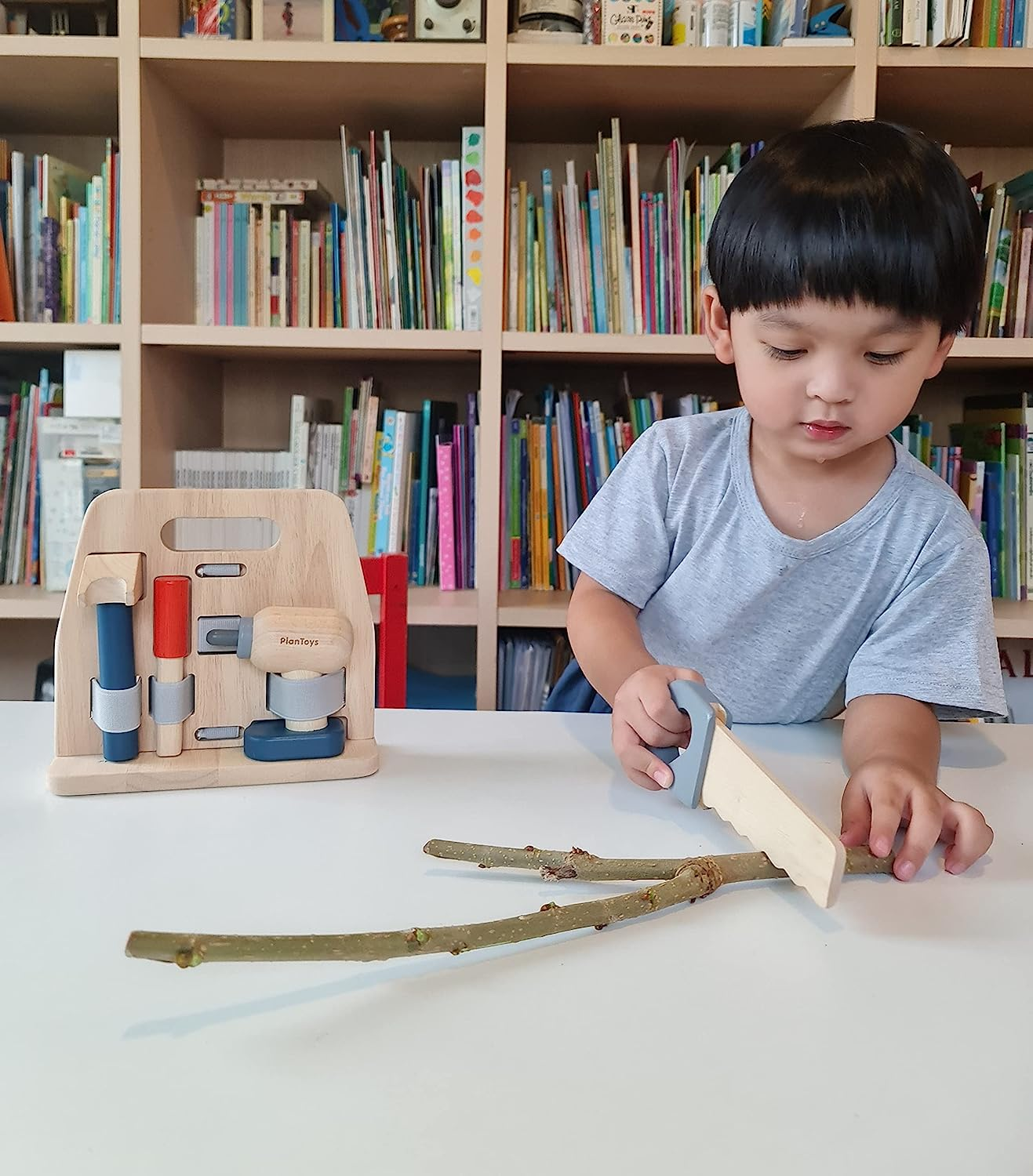 Trusa de scule, set pentru Role Play - Handy Carpenter - Plan Toys