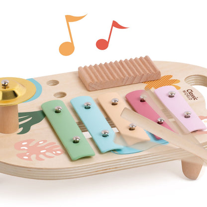 Set cu instrumente muzicale din lemn - Iris - Classic World