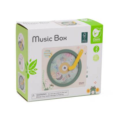 Cutie muzicală din lemn - Pick-Up - Classic World