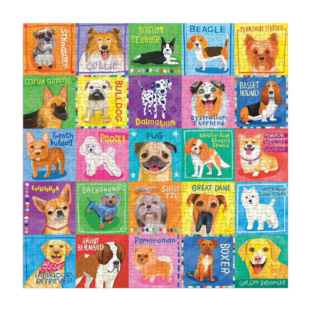 Puzzle de familie, 500 piese - Pawsome Portraits - Mudpuppy