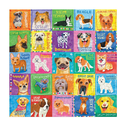 Puzzle de familie, 500 piese - Pawsome Portraits - Mudpuppy