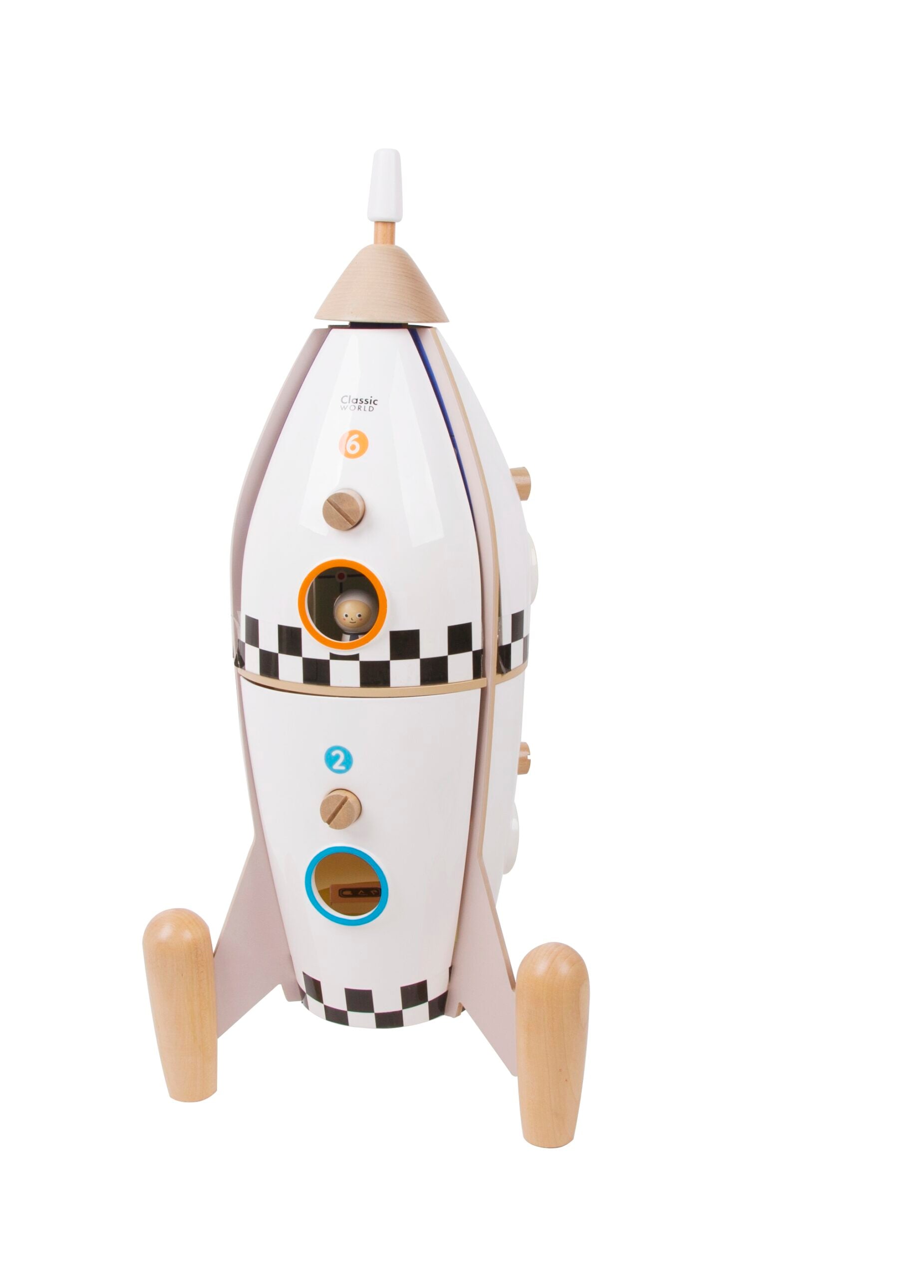 Set Rachetă Spațială Pretend Play Rocket Classic World - vedere de ansamblu pe fond alb