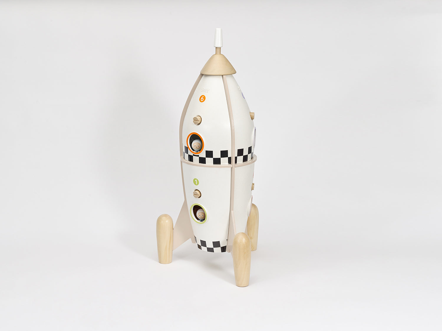 Set Rachetă Spațială Pretend Play Rocket Classic World - vedere laterală pe fond gri