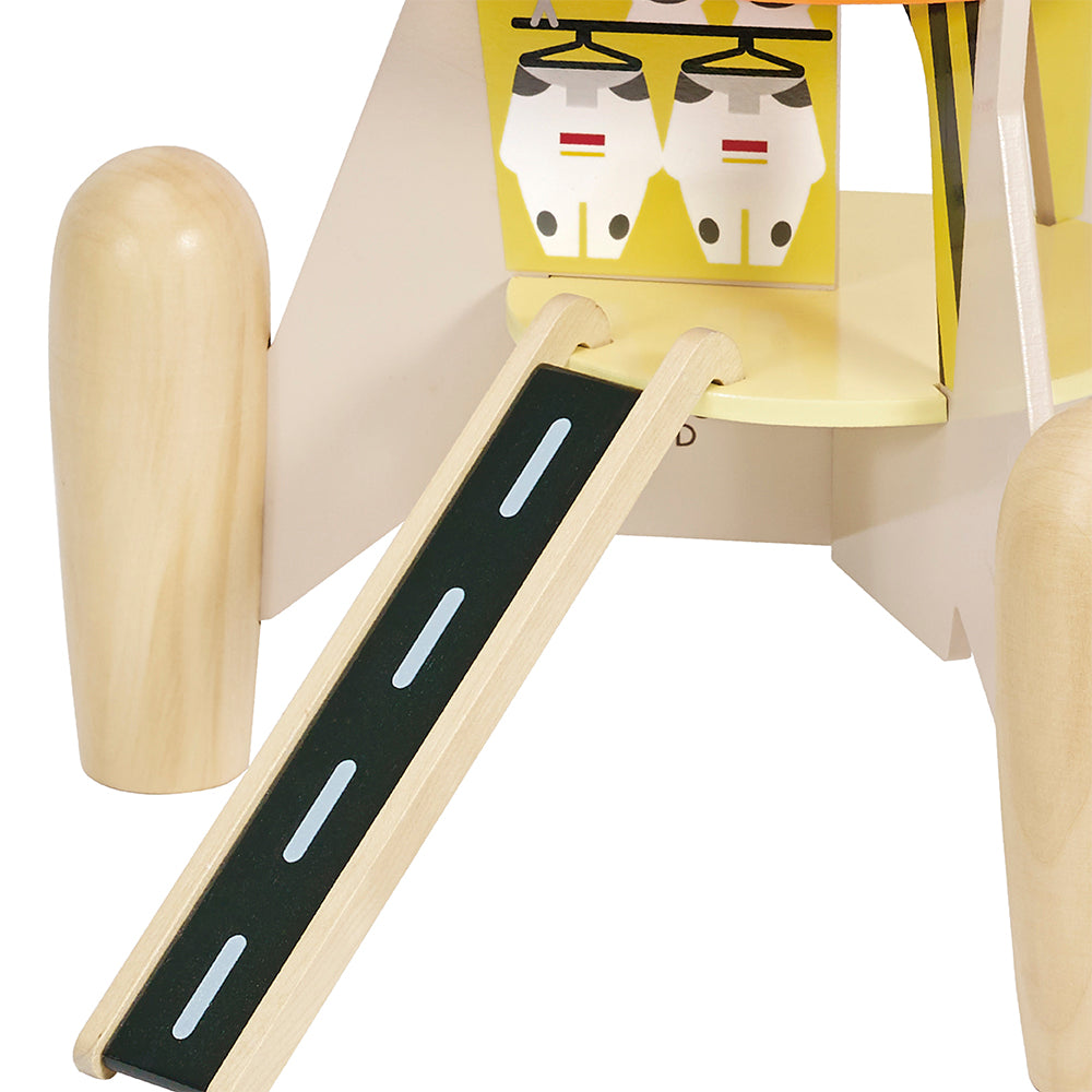 Set de joacă din lemn, Rachetă Spațială - Pretend Play Rocket - Classic World