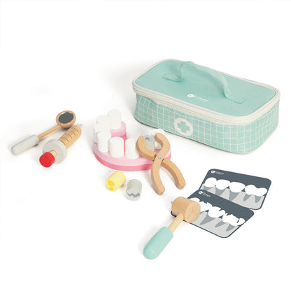 Set de joacă Little Dentist Classic World - detaliu instrumente și model dinte