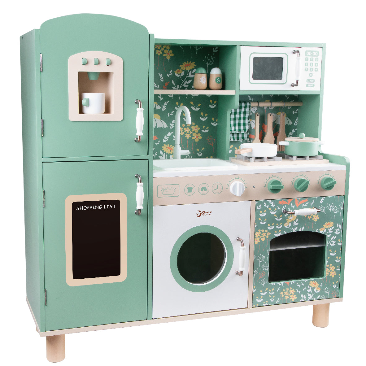 Set de joacă din lemn, Bucătărie All-In-One - Vintage - Classic World