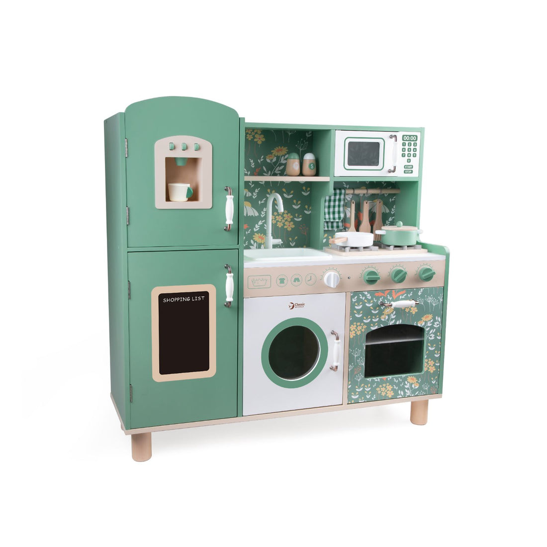 Set de joacă din lemn, Bucătărie All-In-One - Vintage - Classic World