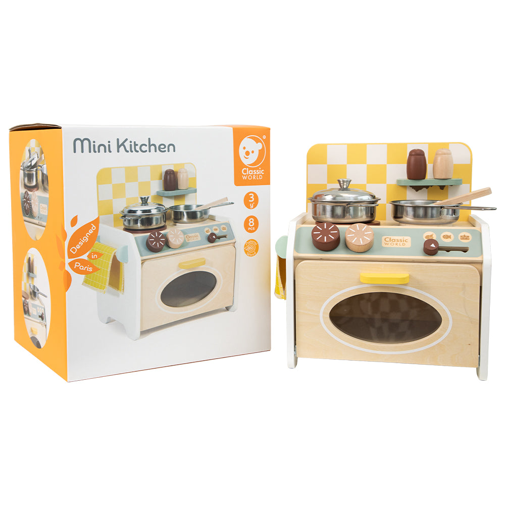 Set de joacă, Bucătărie din lemn - Mini Kitchen - Classic World