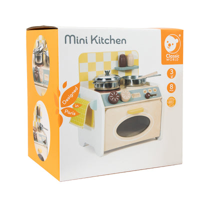 Set de joacă, Bucătărie din lemn - Mini Kitchen - Classic World