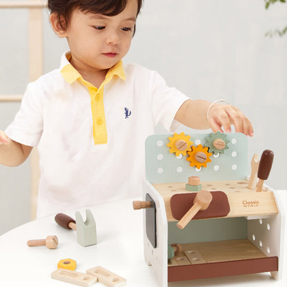 Set de joacă, Banc de Lucru din lemn - Mini Workbench - Classic World